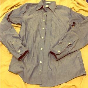 GANT petite oxford point button down shirt size S